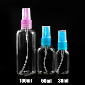Multi бутылка насоса брызг прозрачной пластмассы пользы 100ml для макияжа