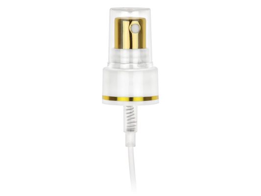 спрейер тумана духов 1.4cc/T 18mm, косметическое золото распределителя насоса и серебряное закрытие
