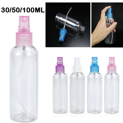 Multi бутылка насоса брызг прозрачной пластмассы пользы 100ml для макияжа
