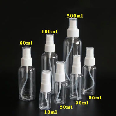 Refillable ясная пластиковая бутылка насоса брызг, бутылка брызг насоса 50ml для воды Skincare