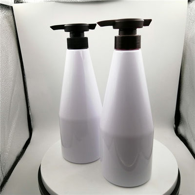 Белый распределитель цвета 500ml пластиковый разливает по бутылкам с насосом 24/410